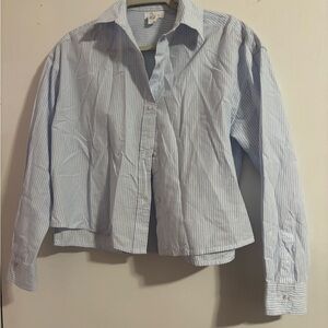 Light Blue Striped Shirt